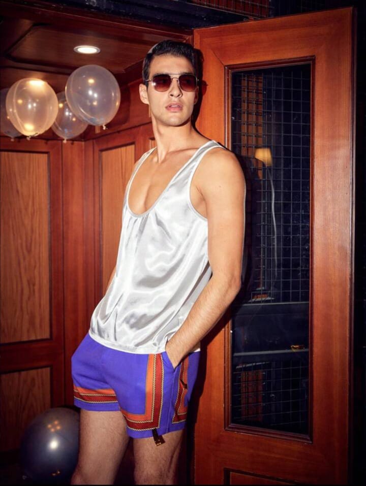 Men's Silk VCAY Men's Solid Tank Top